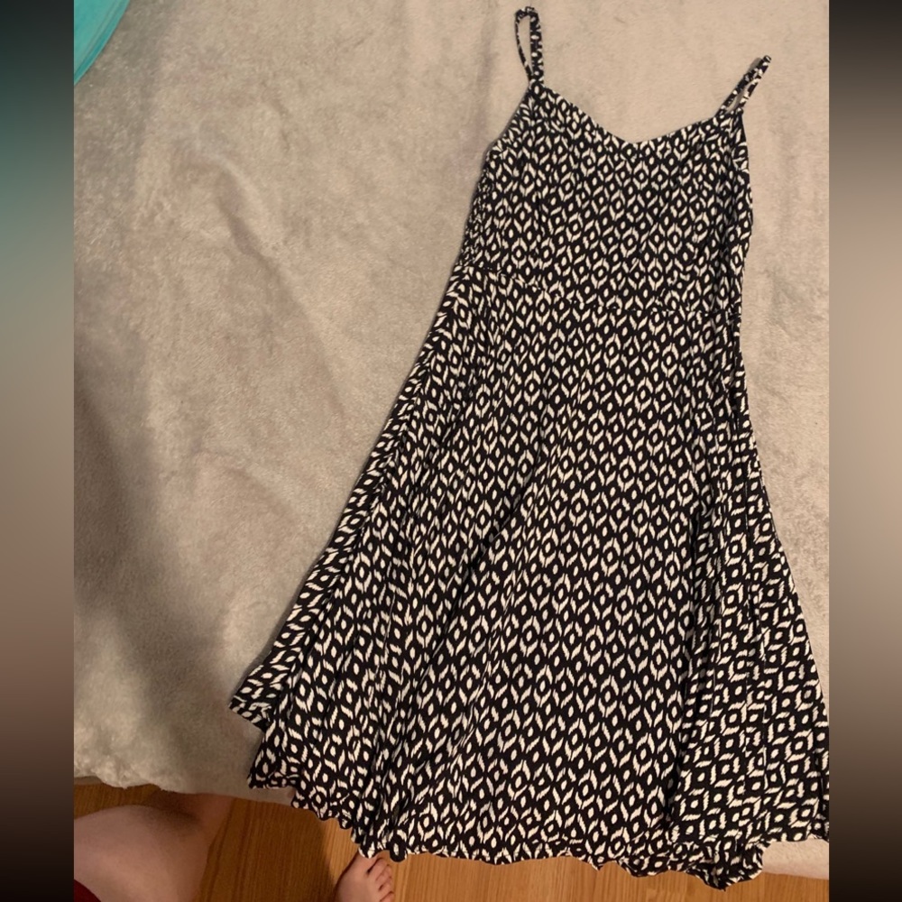 Black and white dress